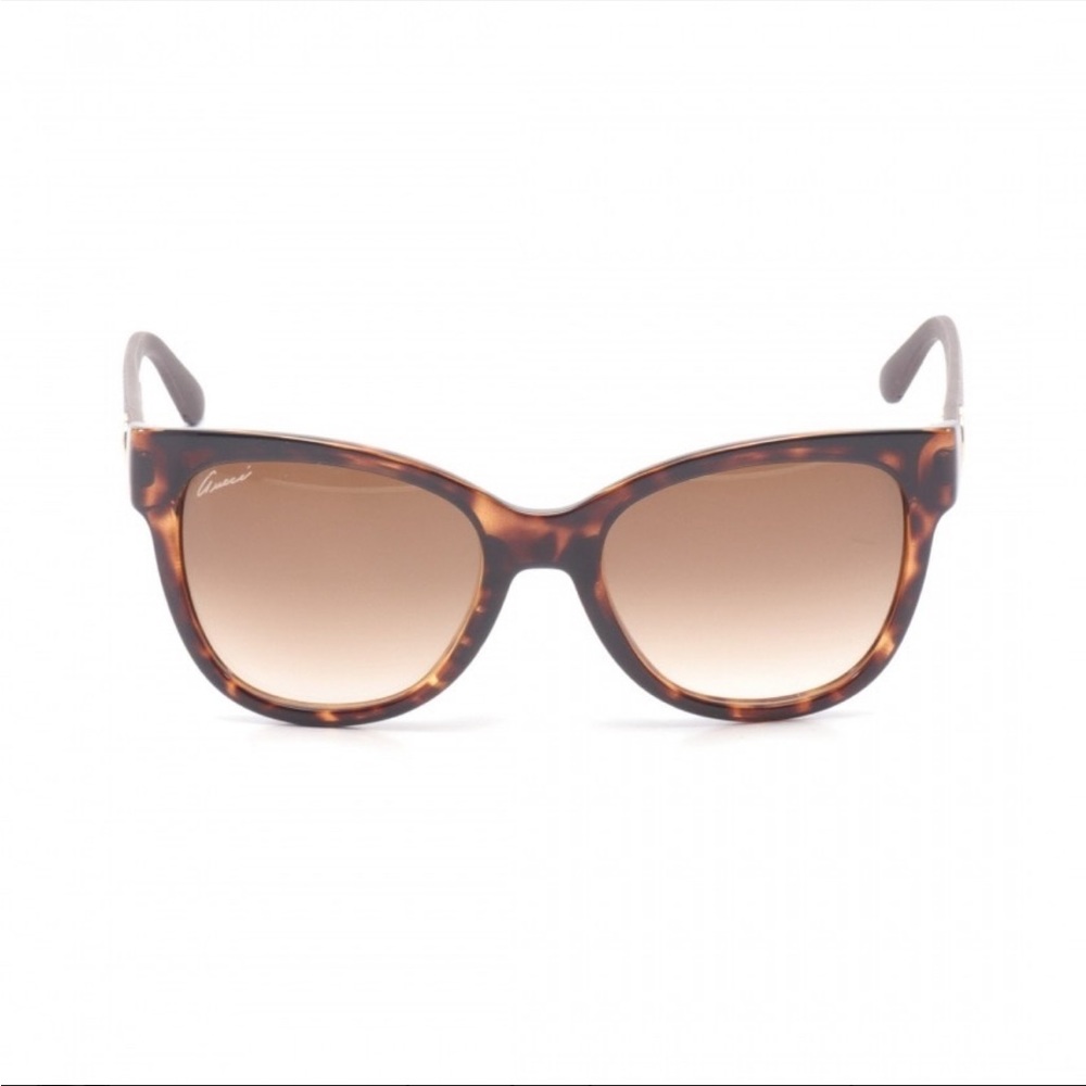 Authentic Gucci leather side Sunglasses